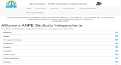 Desktop Screenshot of anpesindicato.org