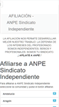 Mobile Screenshot of anpesindicato.org